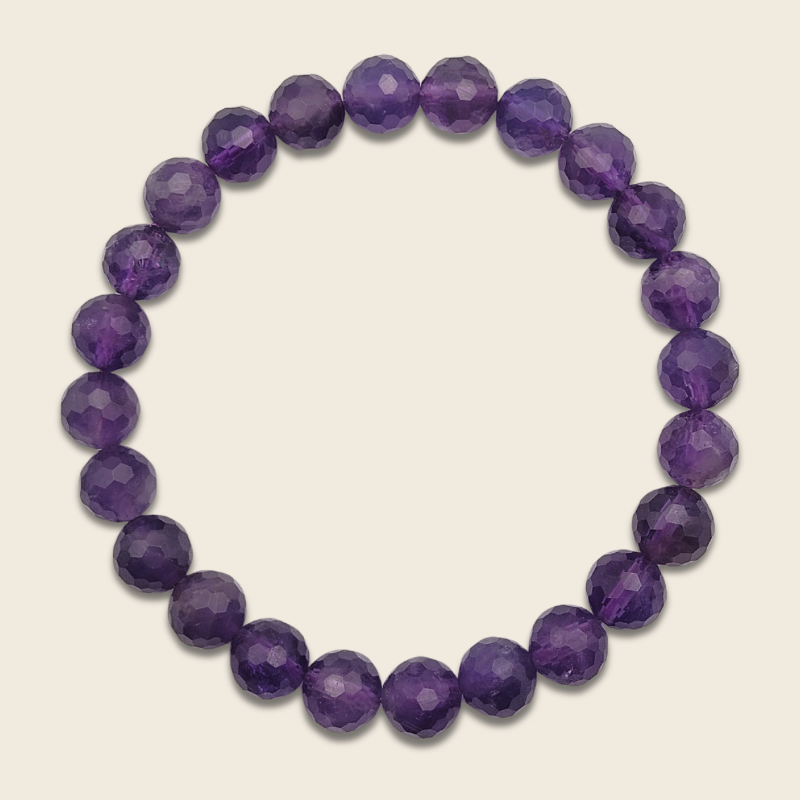 Amethyst Cutting Bracelet